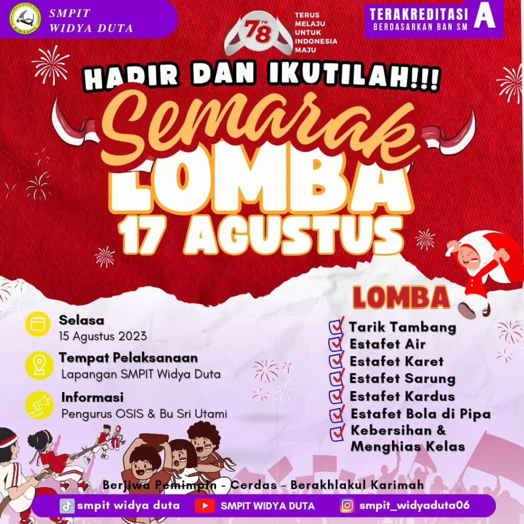 Agenda Semarak Lomba 17 Agustus